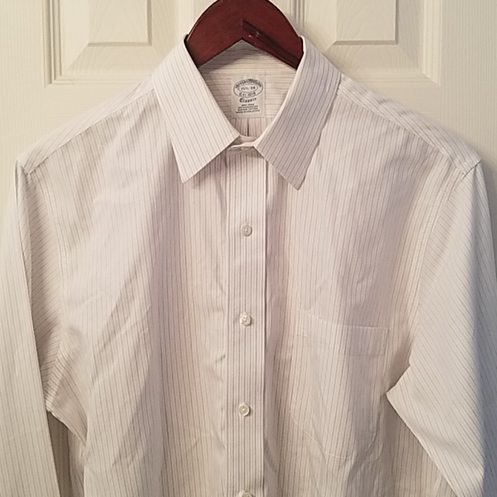 Brooks Brothers Classic Dress Shirt - Mens 15.5 34